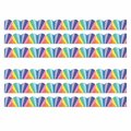 Carson Dellosa We Stick Together Rainbow Burst Scalloped Bulletin Board Borders, 78PK 108518